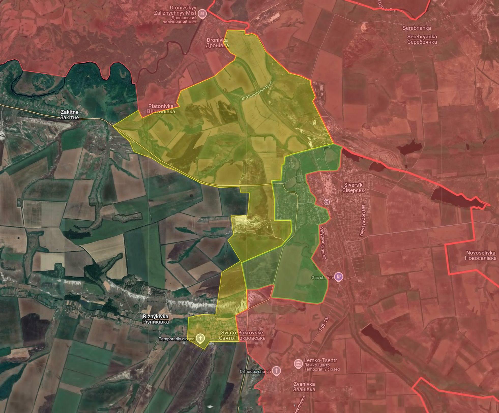 俄乌冲突塞维尔斯克速度好快13日，俄军已经扩大了他们在塞维尔斯克以西的控制范围
