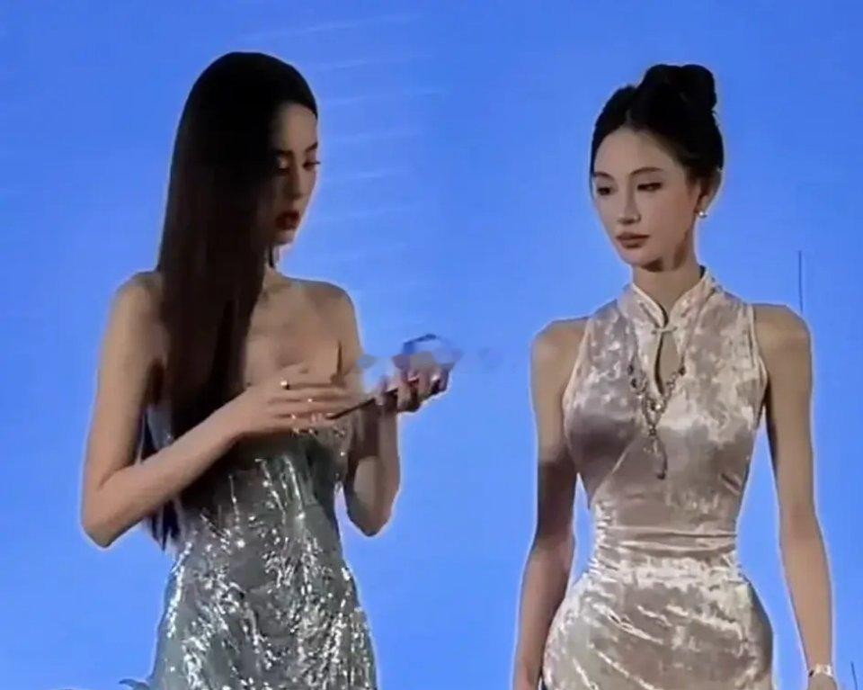 娜扎和网红同框的照片又被翻出来了，这对比也太真实了吧？明星和网红的差距果然不是滤