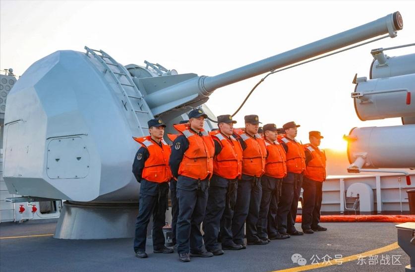 海军最新批次的054A护卫舰和054B护卫舰上的100mm主炮，虽然都是最新的1