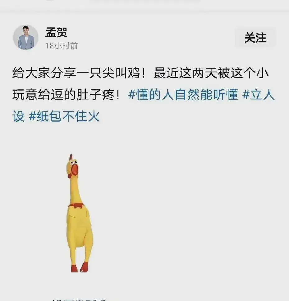 孟贺，做人做到了下限，极品了！