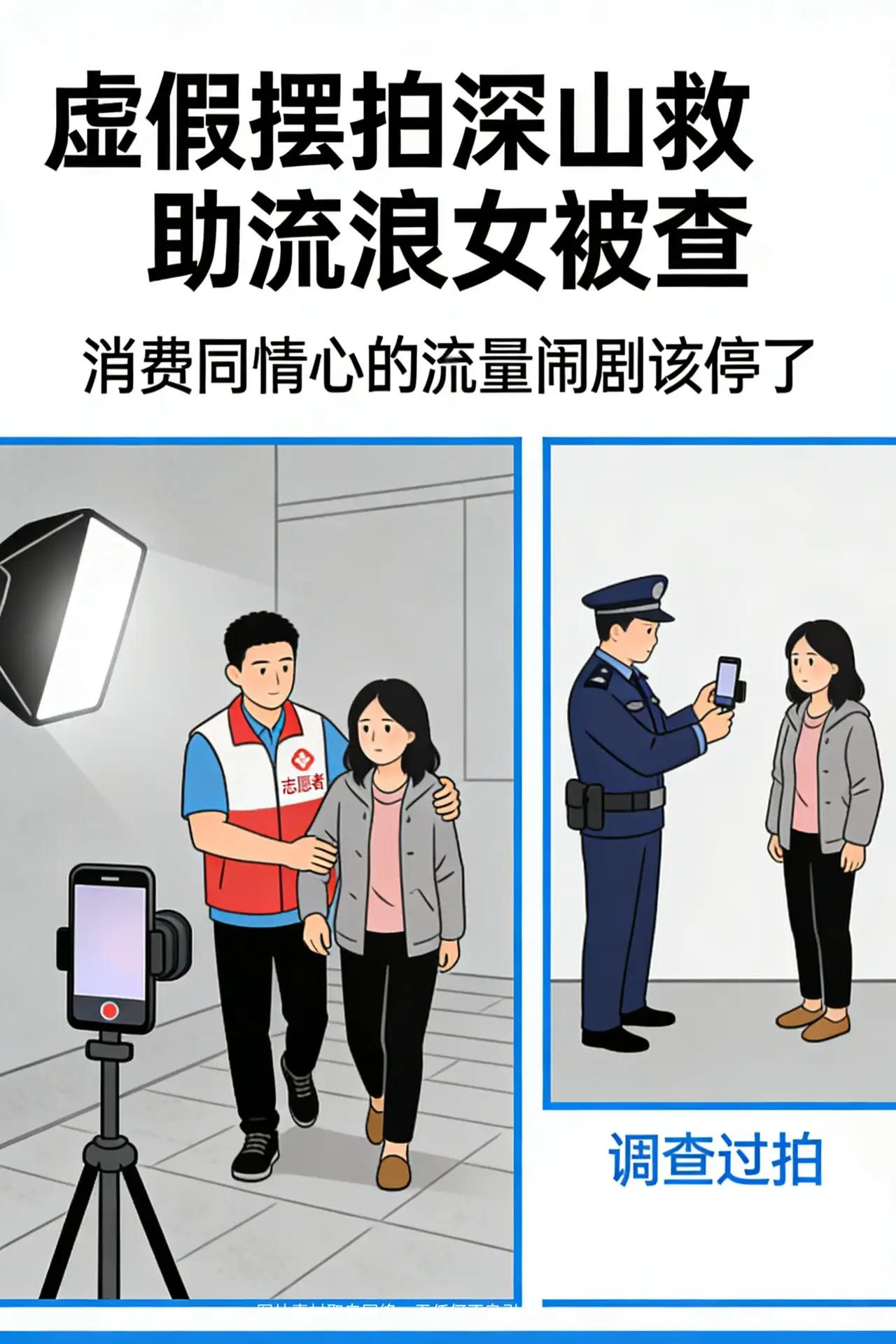 2026年3月28日起，云南丽江深山里，接连出现多条“救助流浪女”的短视频。视频