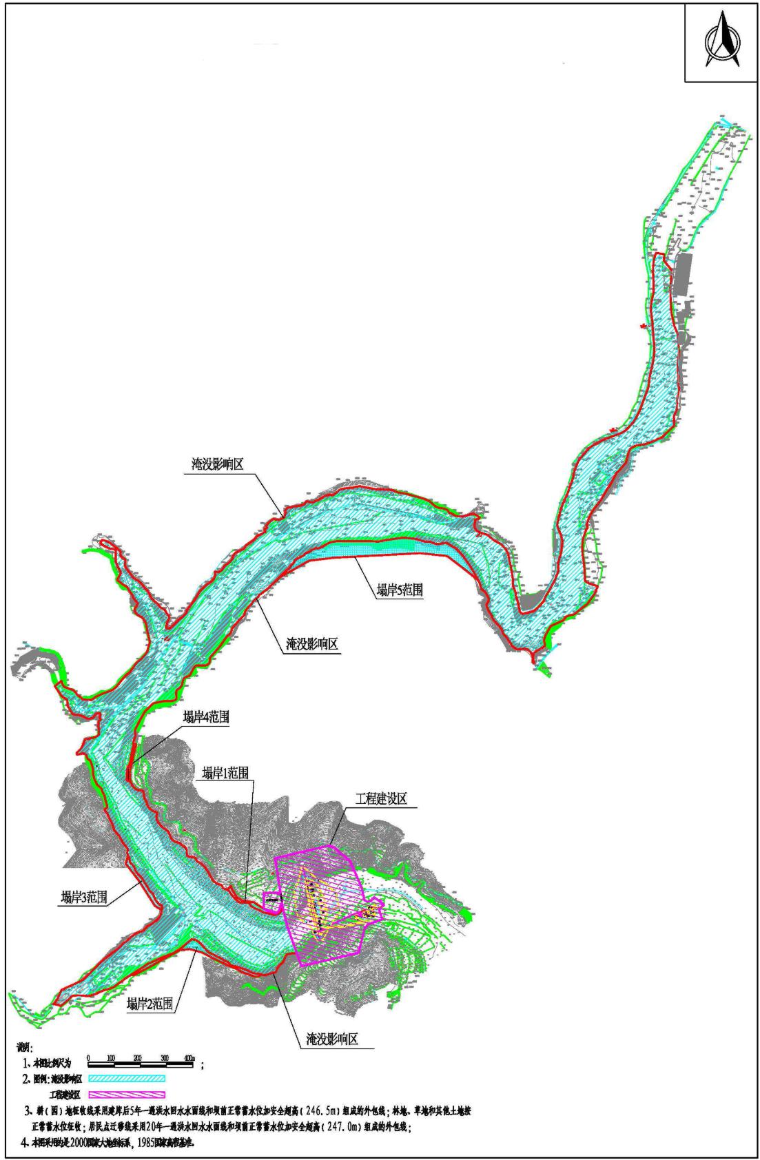 真的像一条龙啊！从官网了解到，九渡水库工程选址后开始进行勘察设计了。项目位于