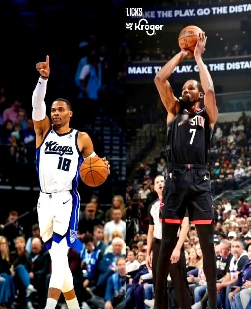 咱就是说，杜兰特威少同一天破里程碑也太炸了！现在网上吵翻了，有人说杜兰特37