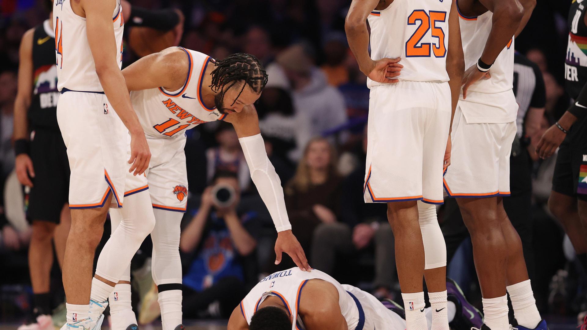 唐斯血染战袍！布伦森42+8+9双加时力克掘金 约基奇穆雷空砍69分