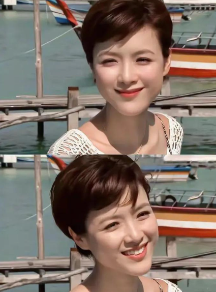 她让我知道，原来短发戴发箍也能这么好看​​​