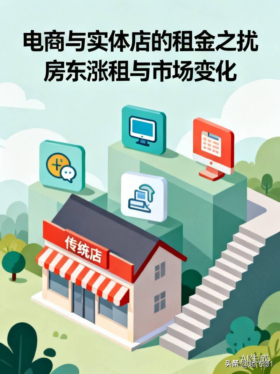 都说是电商搞死了实体店，是这样的吗？在我看来，是房东把实体店搞死的吧？房东只要