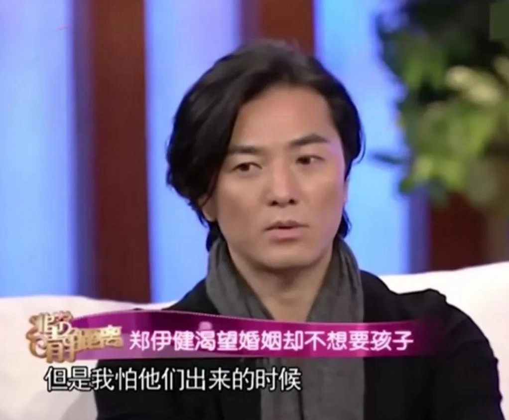 演员郑伊健曾提到：“和蒙嘉慧结婚后没多久，她就提出想要个孩子，但我坚持要丁克。我