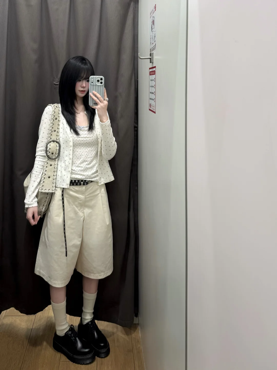 优衣库早春爆改bm！🌸小碎花好韩好美丽啊 啊