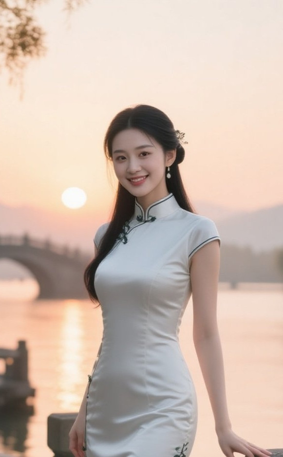 婀娜少妇旗袍摇曳醉人心