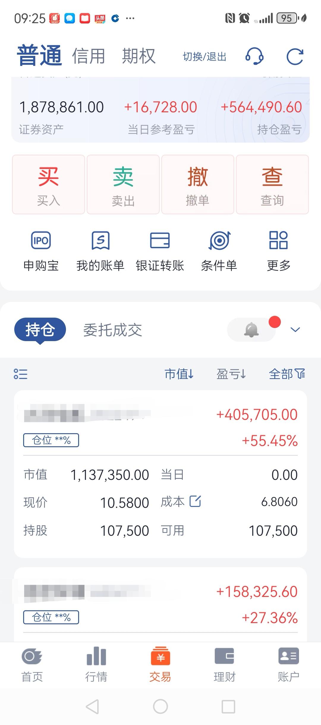 核心科技股和部分有色股元旦前将会引领市场突破4000点。而我们正好重仓的就是