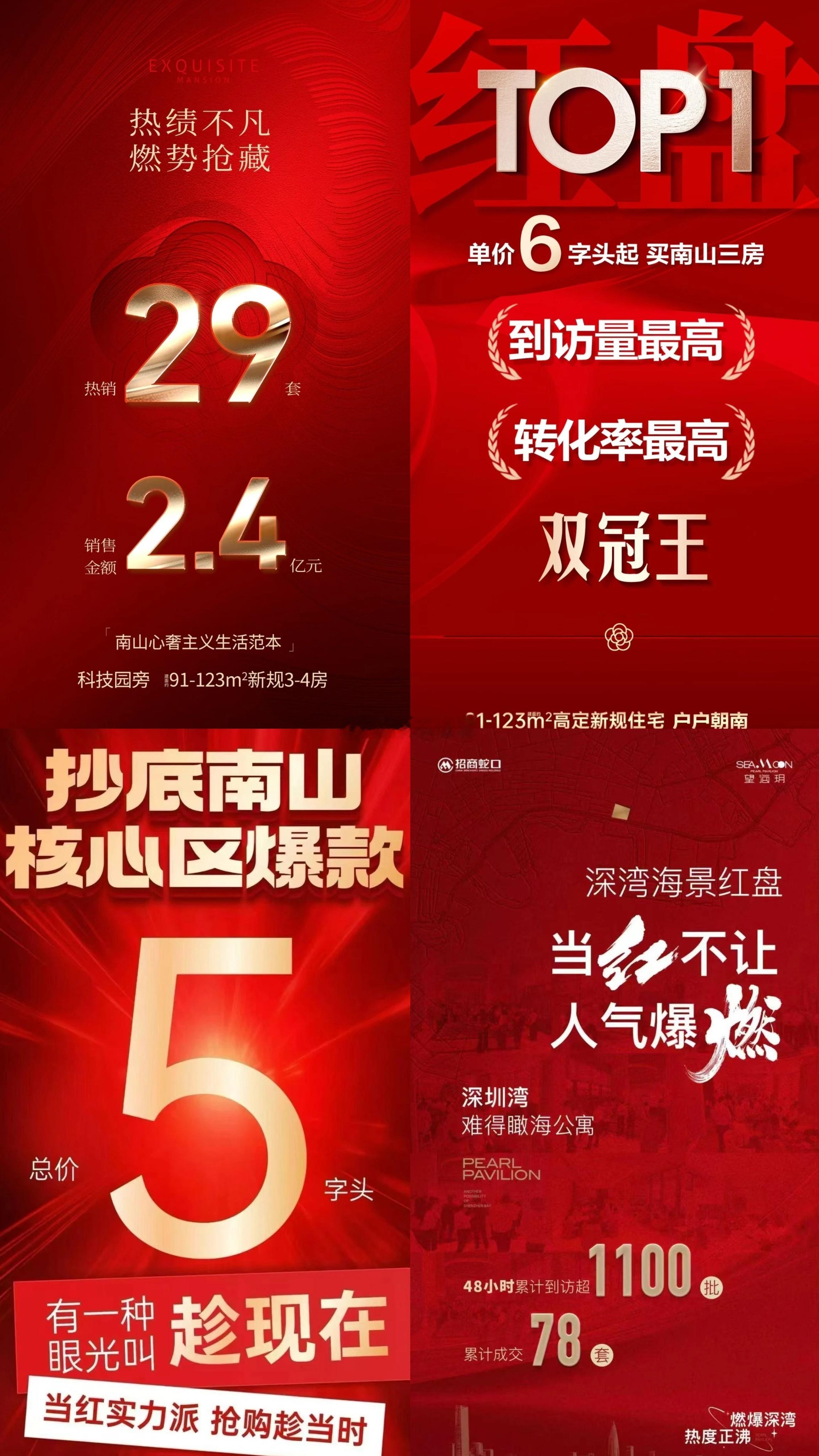 近期深圳南山区新房项目的喜报。。楼市第一线​​​