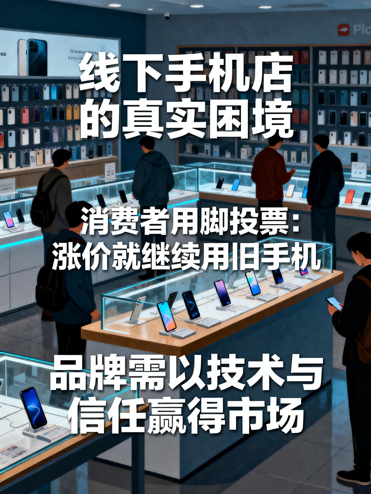 手机集体涨价，线下门店却卖不动了，这是为什么？全网都在说手机涨价、卖断货，消费
