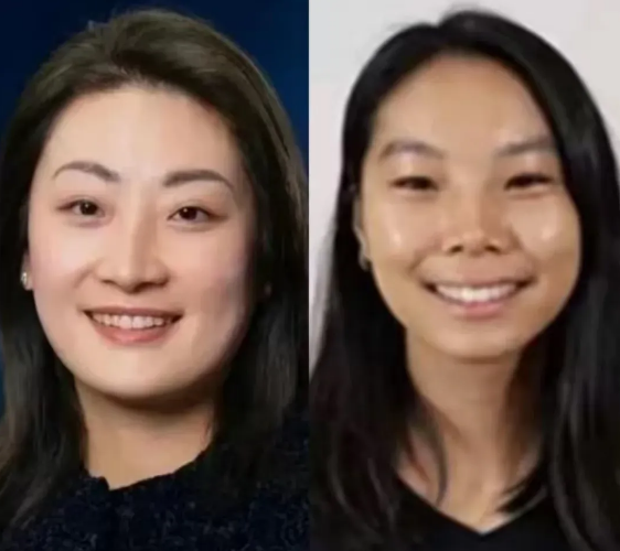 说是姐两，绝对没人相信。宗馥莉一看就是他爸的女儿，长的跟爸爸一模一样。再看看右