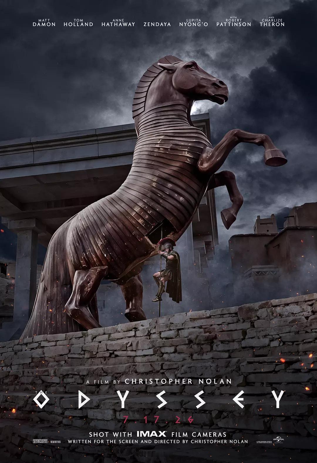 国外网友看完诺兰新片《奥德赛》序幕短片之后的感想：我在IMAX70毫米影院观看