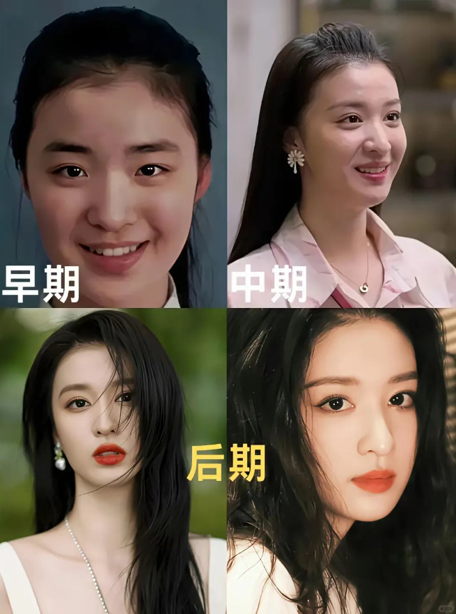 王楚然用自身变化，印证了“天下没有丑女人，只有懒女人”这句话——她早中期