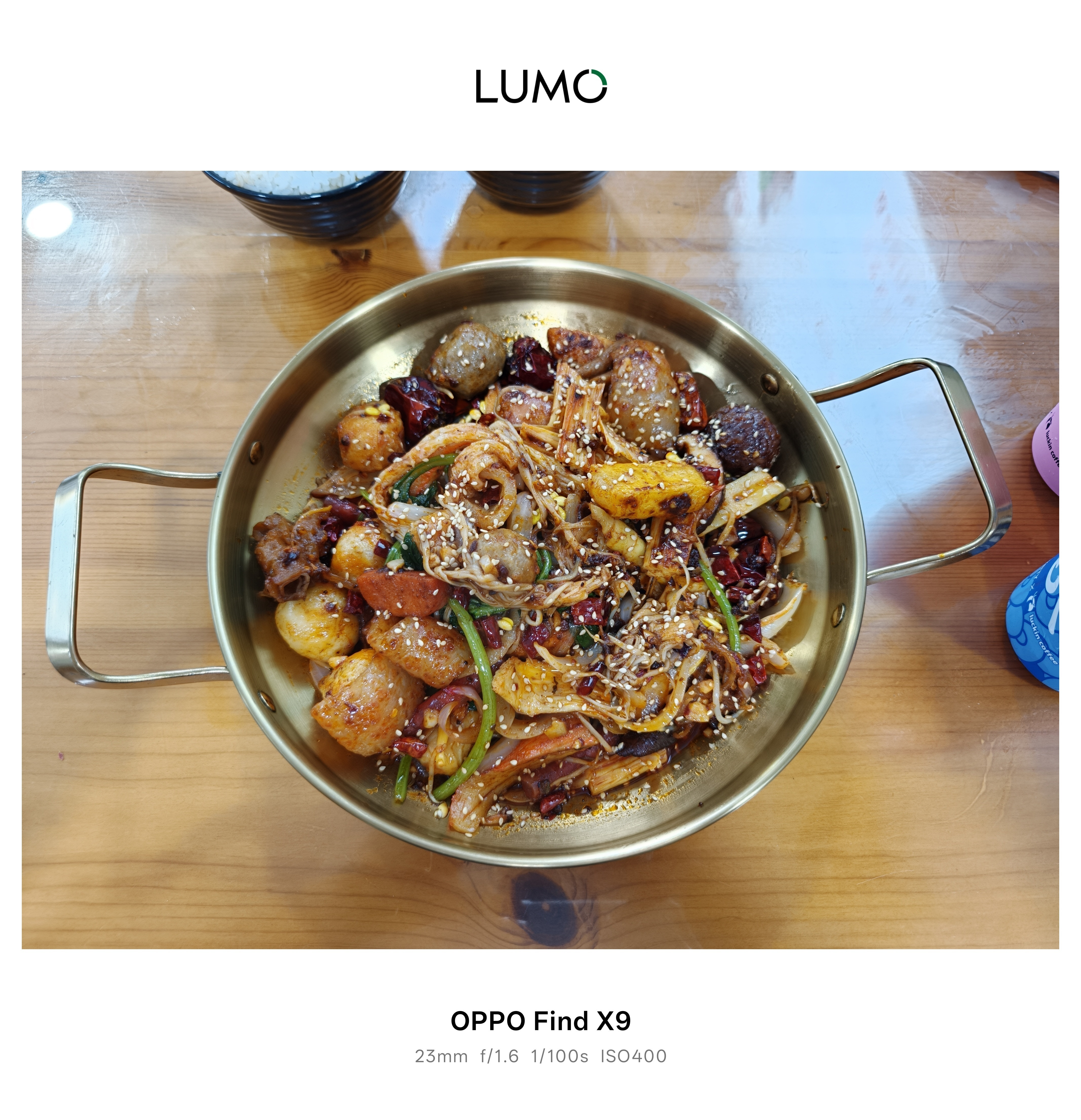 我开饭了，我先吃，粉丝再吃