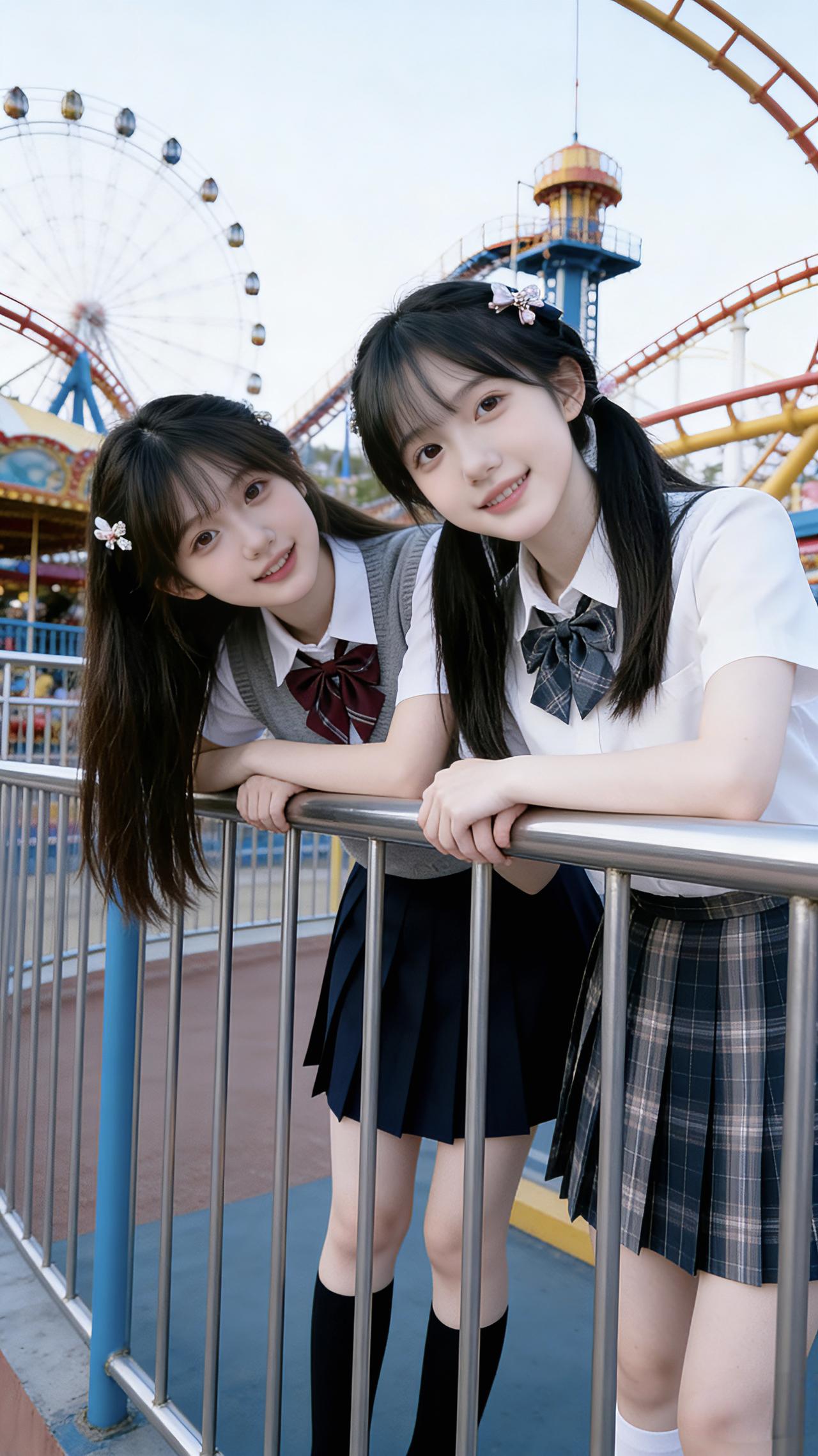 热门jk制服小姐姐美女甜妹