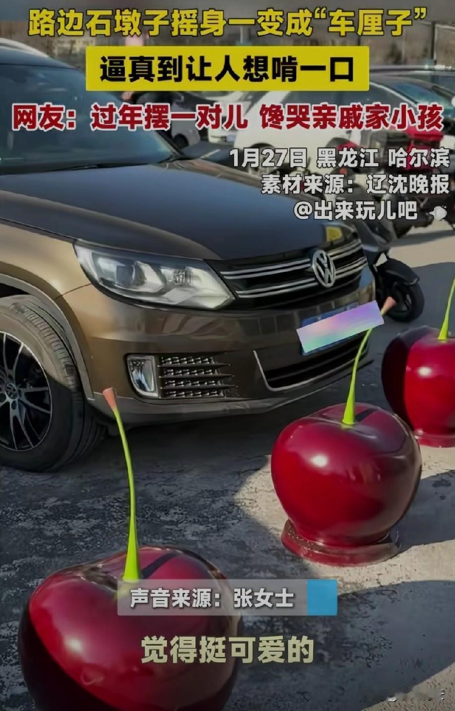 挺好看[赞]比那圆滚滚的石墩子好看多了