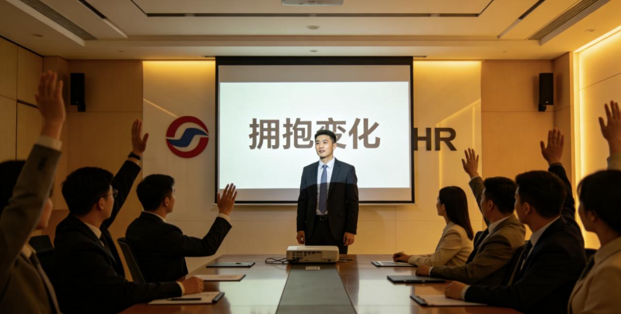 新员工培训，HR讲公司价值观，有一条是“拥抱变化”。讲完问大家有什么问题。坐在