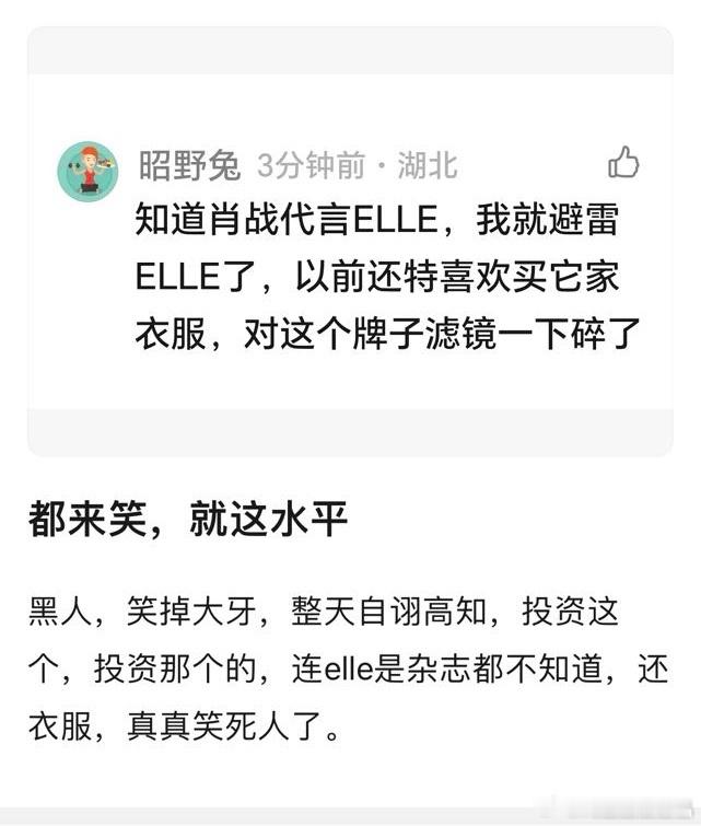 这个兔子瑞脂不知道Elle是本时尚杂志吗？