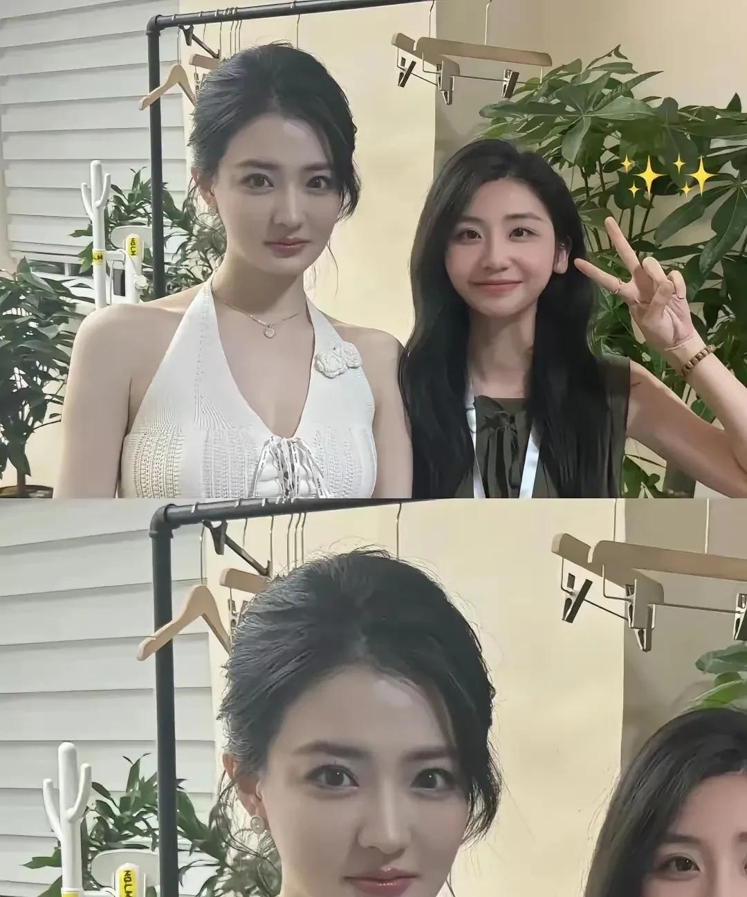 徐璐真的算一个低调的美女，眉眼之间透着灵气，眼睛又大又圆，身材紧实有料，身形恰到