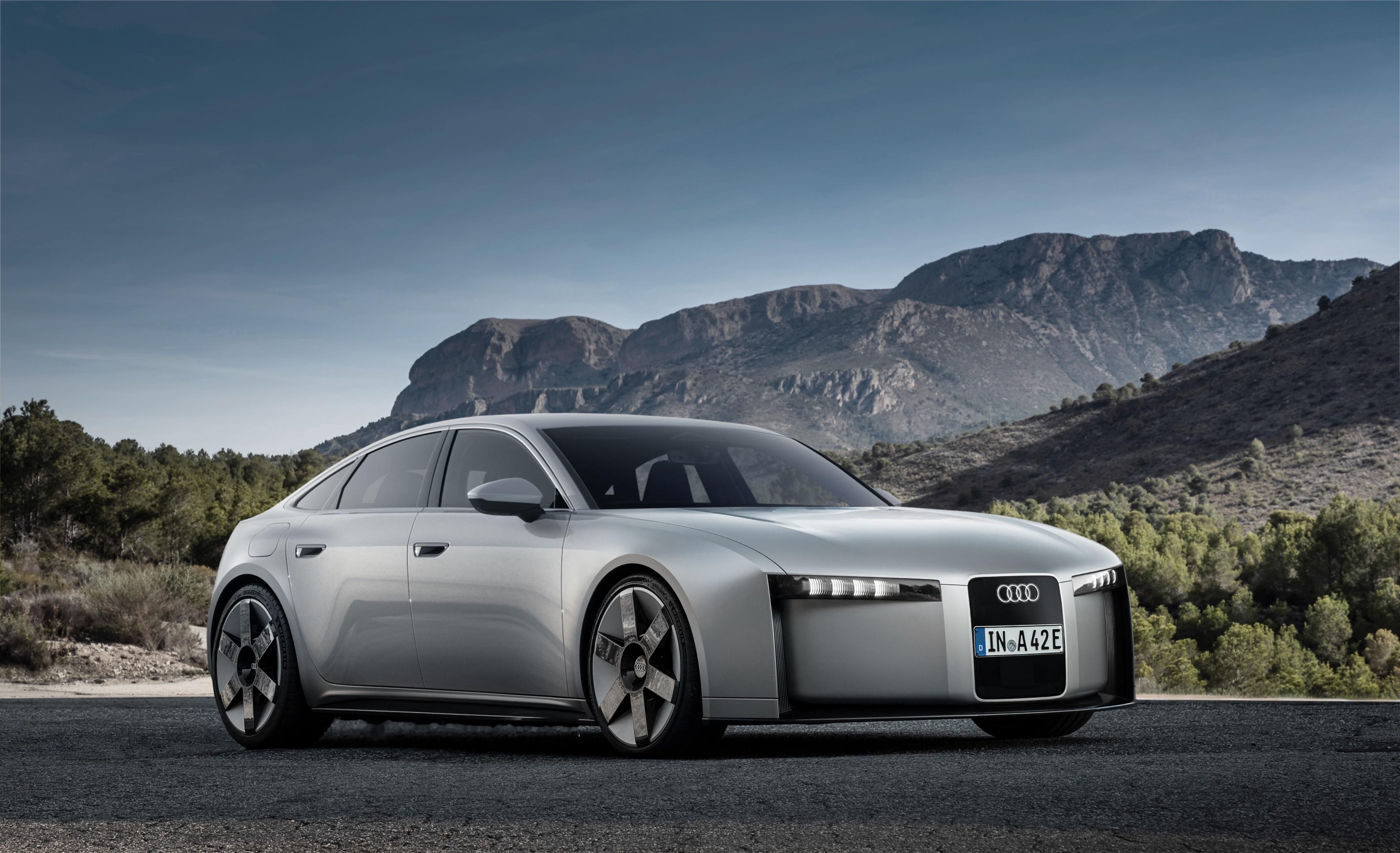 奥迪即将推出的纯电A4e-tron，很可能会采用今年慕尼黑车展发布的概念车预示