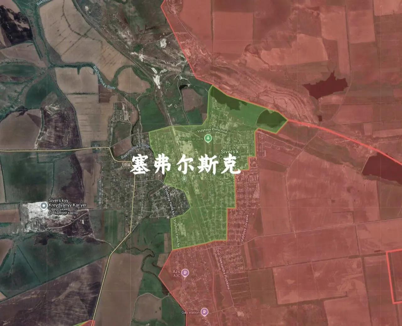 一觉醒来，谢韦尔斯克（塞弗尔斯克）已经成这样子了，马上就崩盘了。俄军在城区内的攻