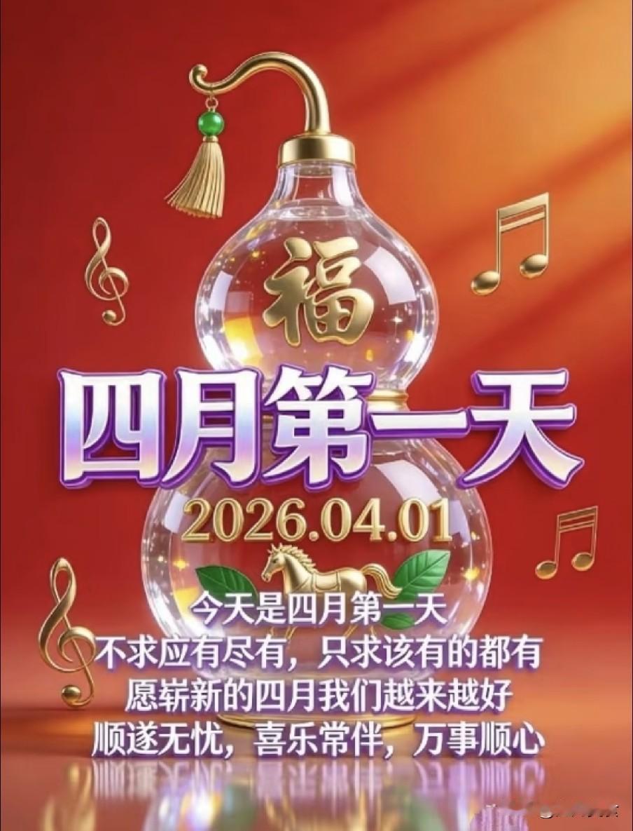 今日四月初一是“凶日”，记得：1不说、2不碰、3不结、4不吃春夏交替，时序