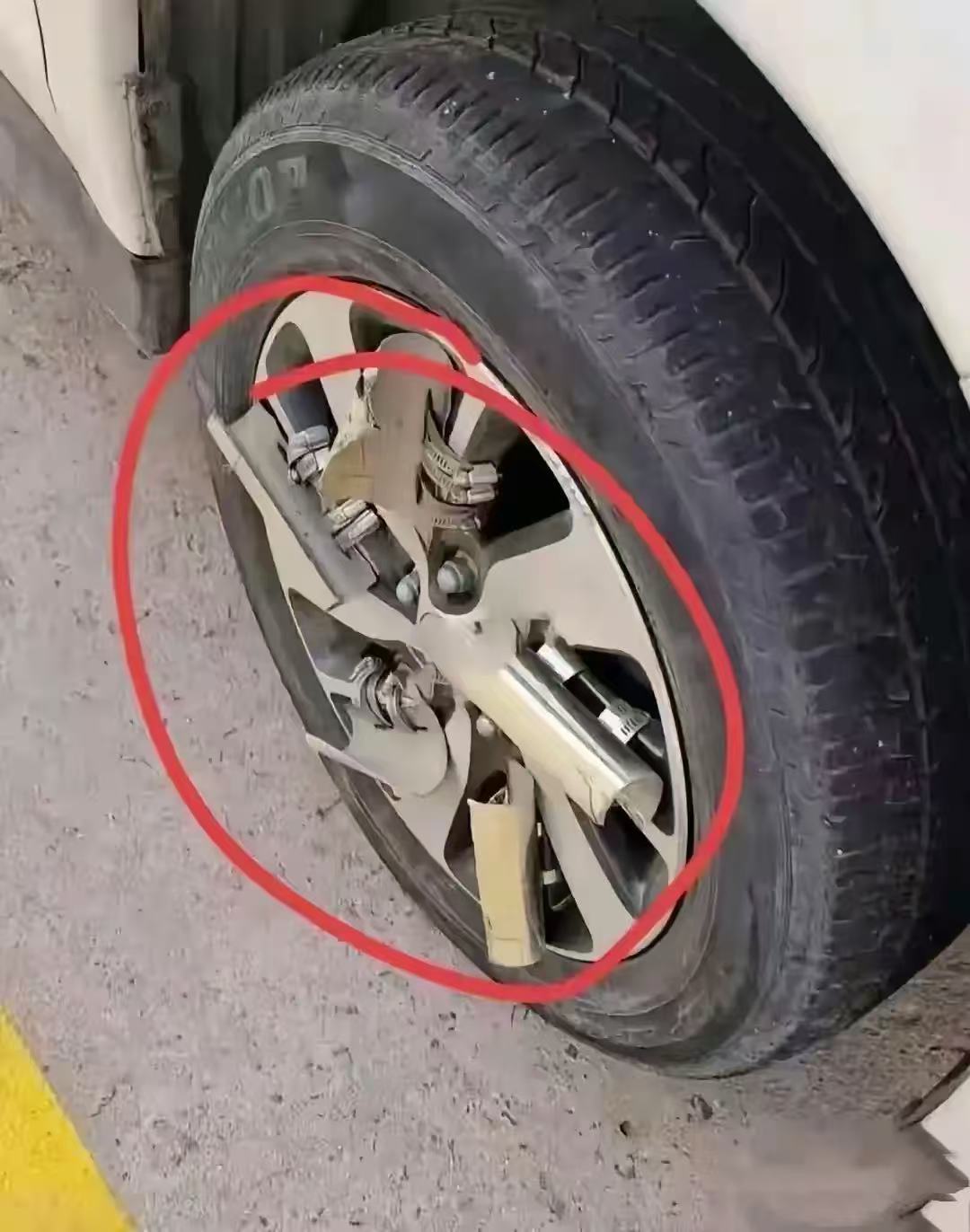 车轮上安这个干什么用的？