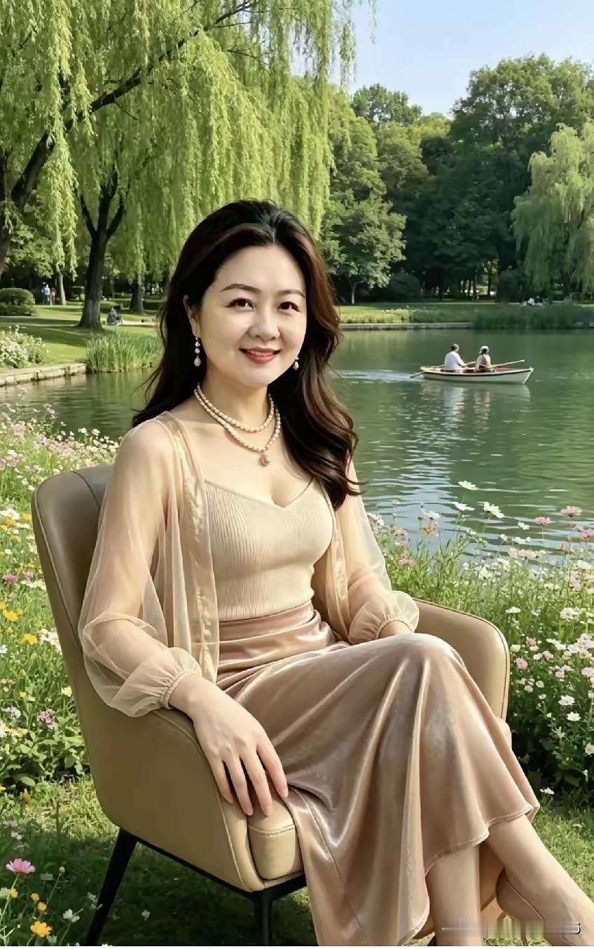 这首小诗寥寥四句，勾勒出人到四十的女性独有的魅力，读完心里不由得生出几分赞许。步