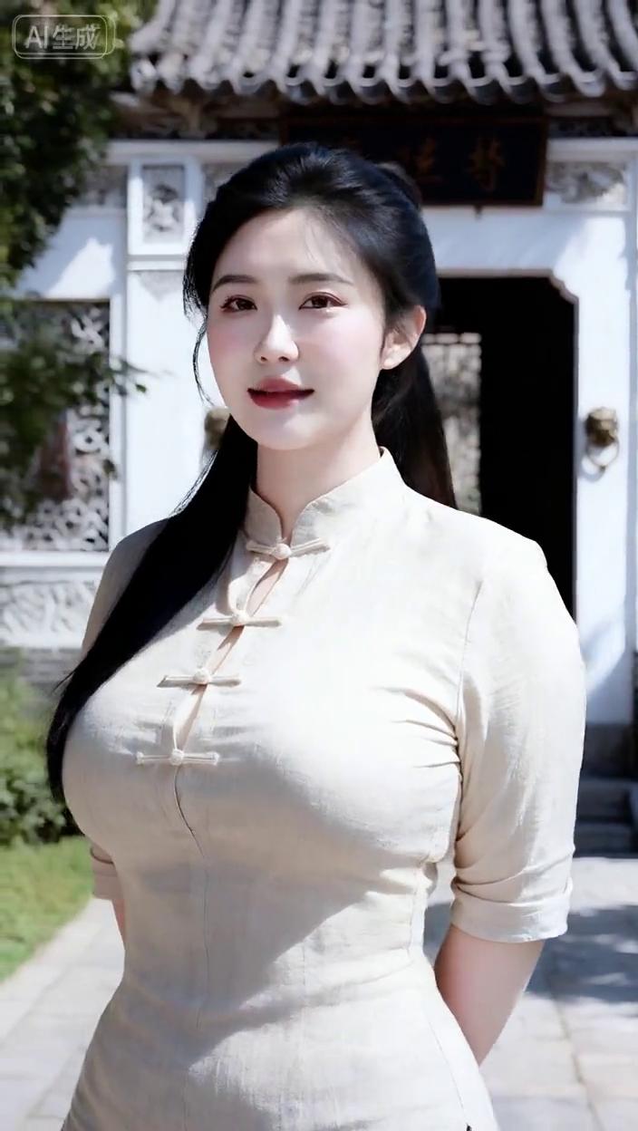 陌上花开缓缓行，柳丝轻拂艳霜明。桃花映面胭脂色，草色连天碧坦平。斜素守听留阴，暖