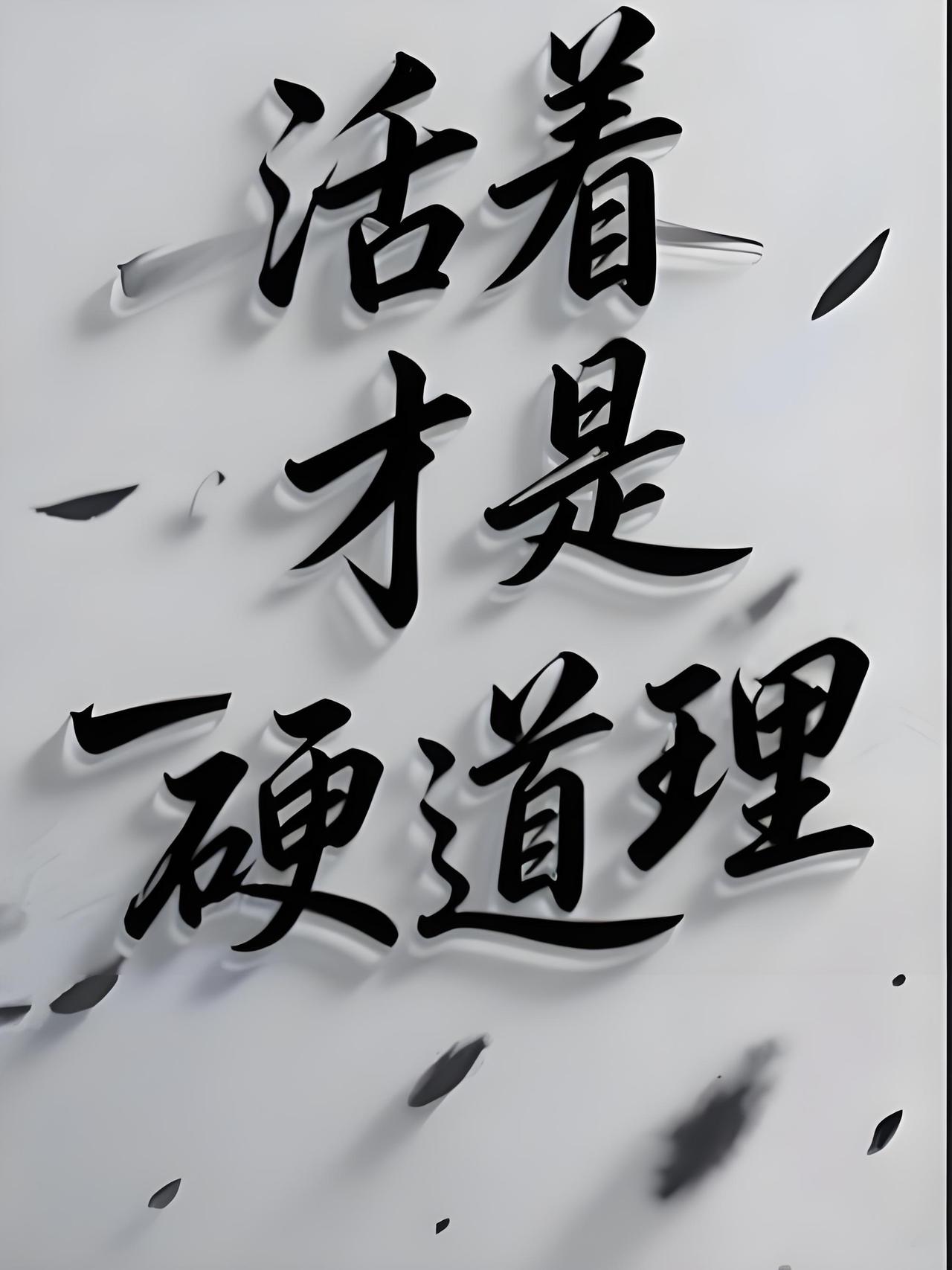 活着才是硬道理！这个社会，没钱花很可怕。但有钱没命花，没命享受，到头来也是一场