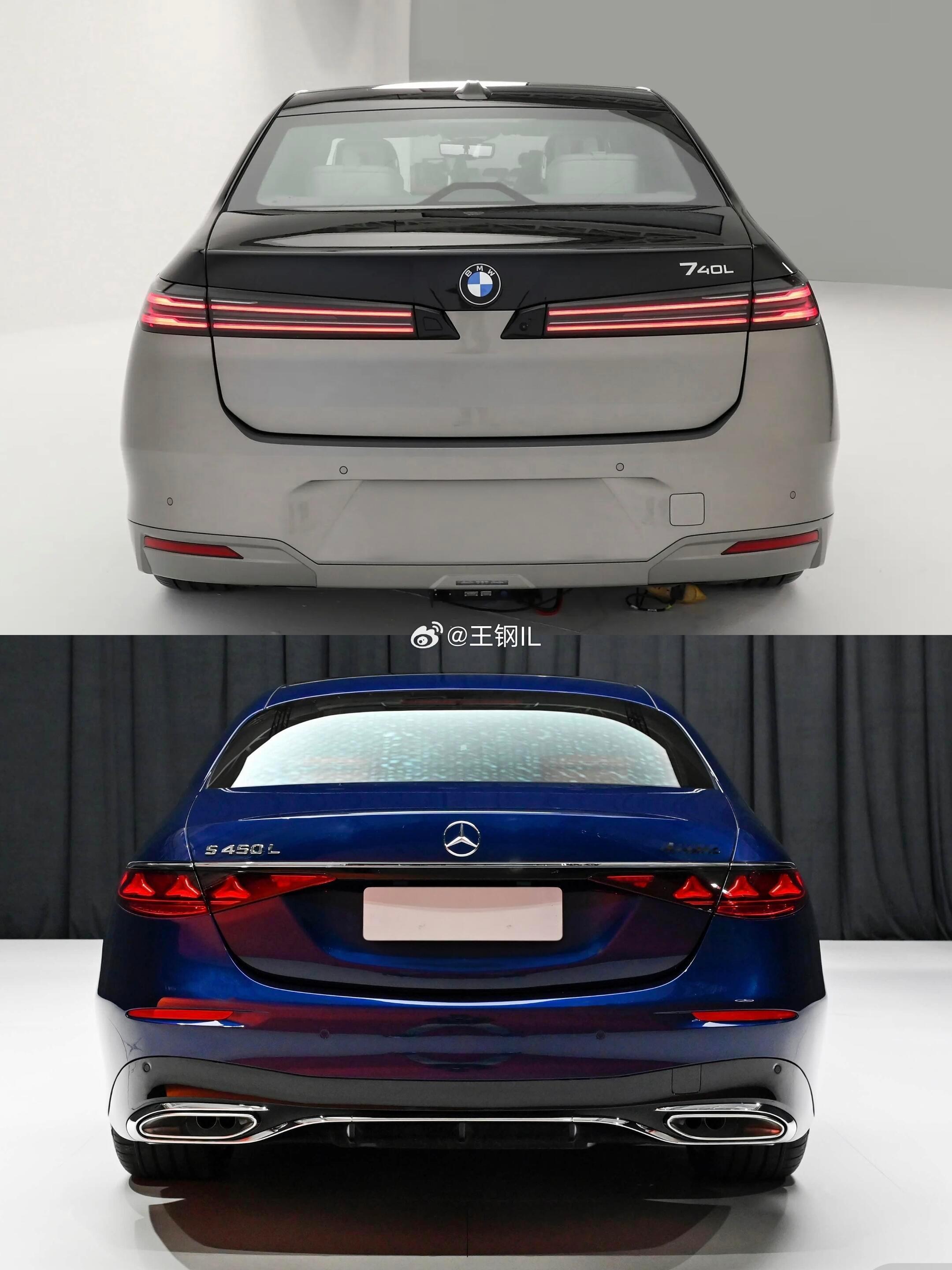 单看新7系，觉得它更平稳了，但是和新S级摆一起一看，S级那种优雅沉稳。7系还是干