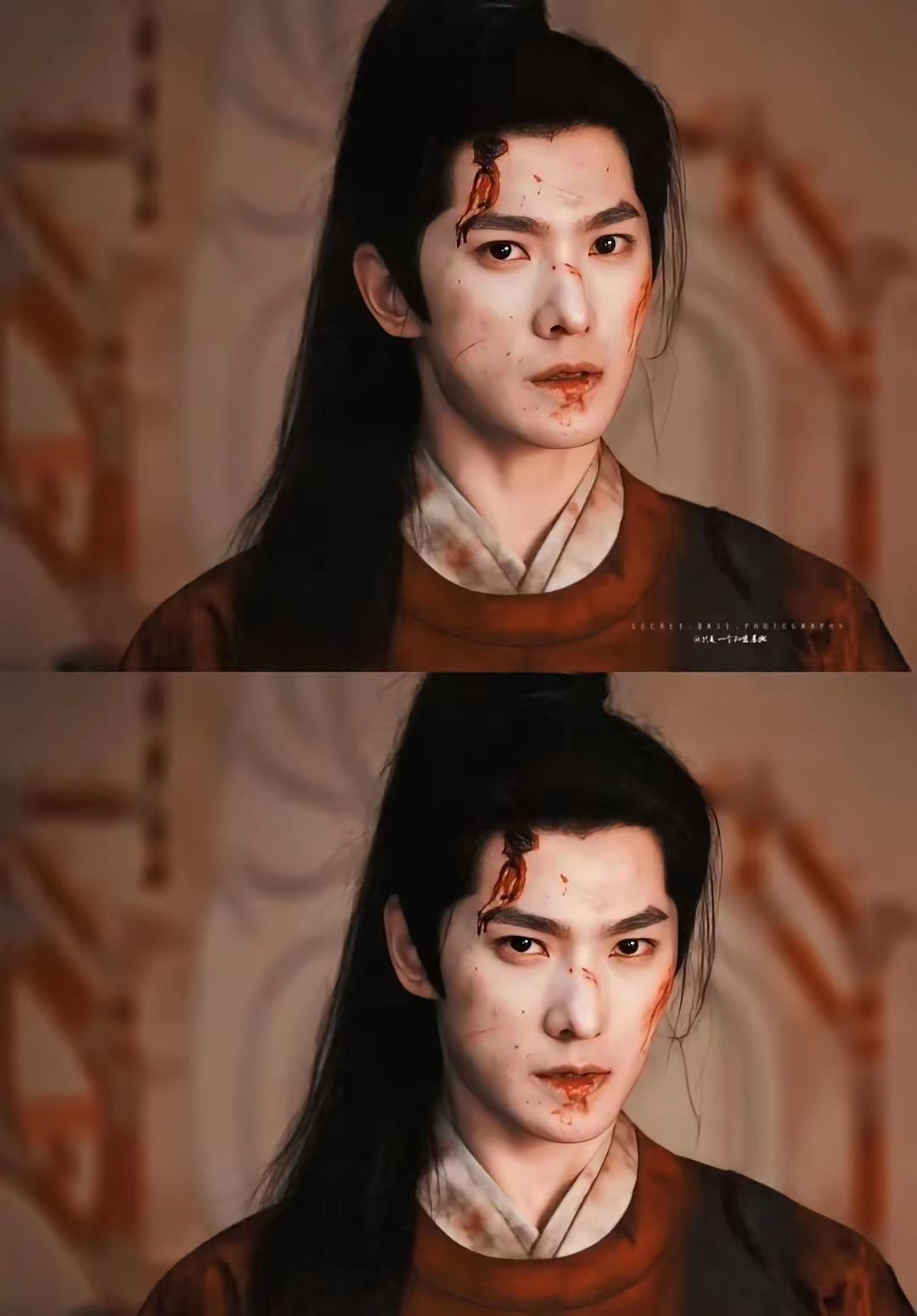 他的眉眼是中了基因彩票还是稳定发挥❓仔细看觉得爸爸妈妈五官都不差，杨洋眉眼更像妈