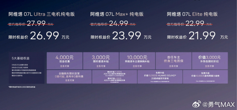 阿维塔07L真的太懂家用了，终于在8月8日正式上市了！看完价格和配置...
