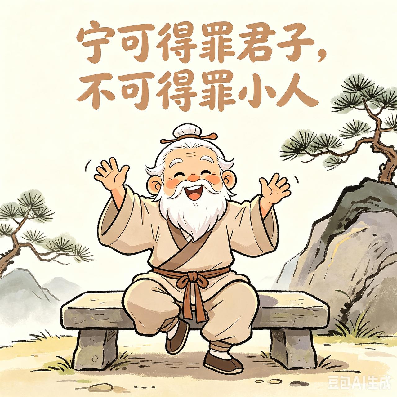 小故事得罪小人春秋宋与郑，两国动干戈，眼看烽烟起，大兵都集结，华