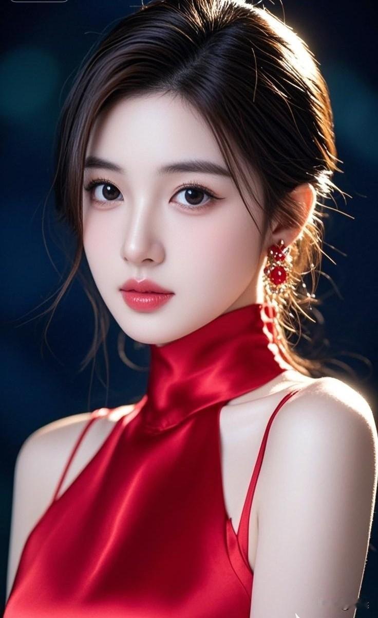 红衣美人，惊艳了时光
