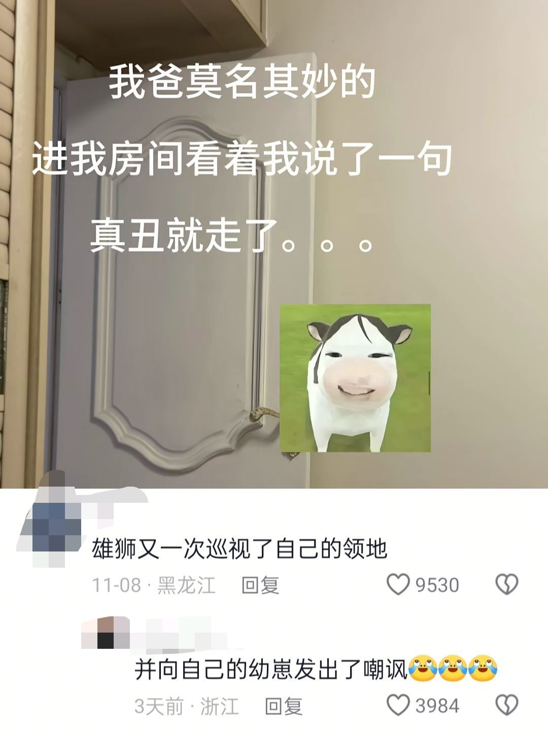 老爸的一些迷惑行为