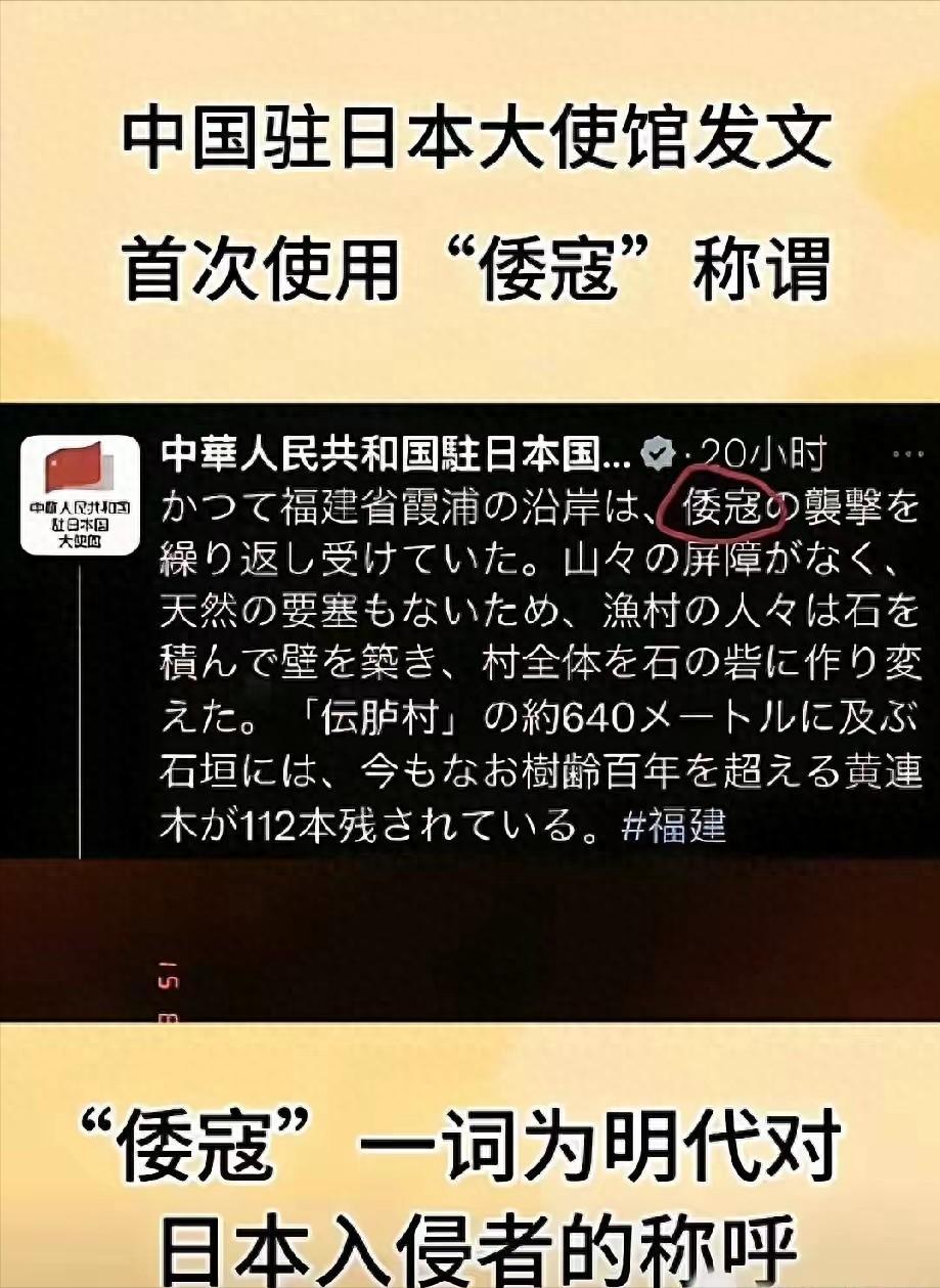 “倭寇”一词重现江湖！中国官方重提“倭寇”！字字扎心、句句很重！官方重提