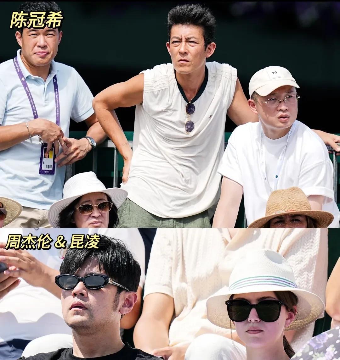 陈冠希怎么老成这样了一股老人味儿扑面而来他跟周杰伦同框，这差距一个天上一个地
