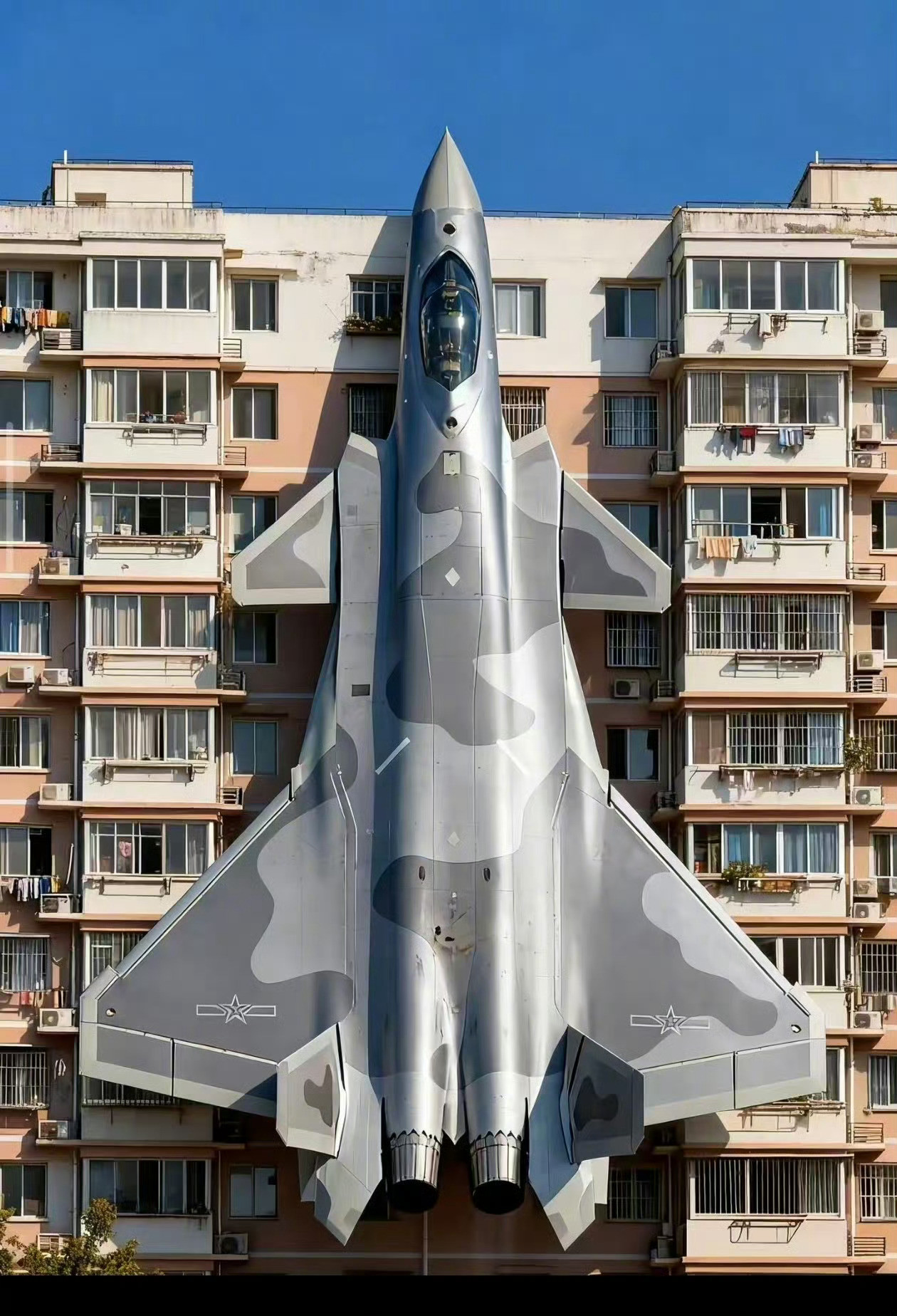 知道，歼20有多大了吧