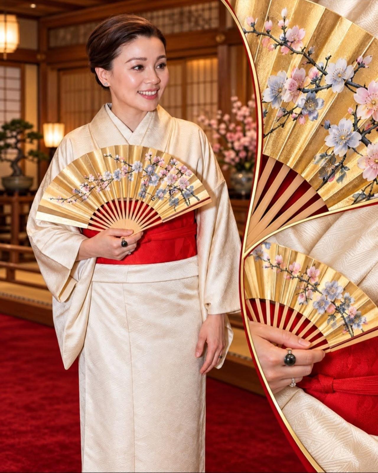 苏提达和服造型好仙，温柔入骨美翻了苏提达访日本穿和服，仙气飘飘美翻天！泰式美人