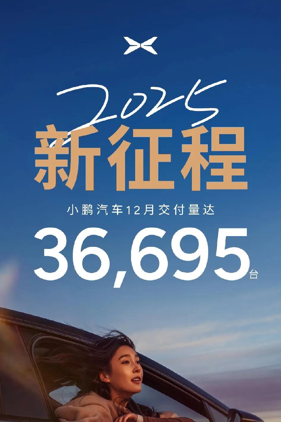 说小鹏汽车不行的，请出来！从二月份的4000台到12月份的36000台，小鹏可谓