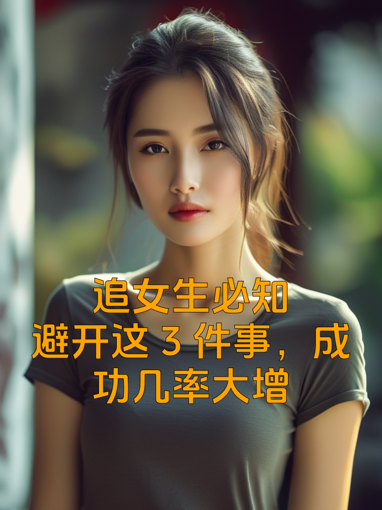 追女生必知：避开这3件事，成功几率大增