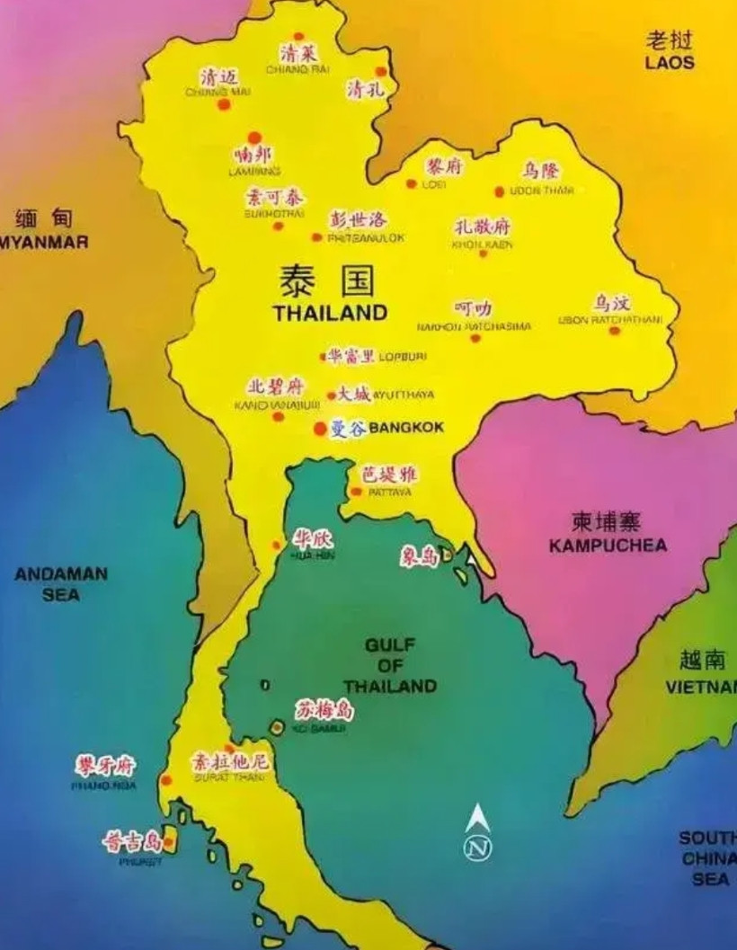 中国两个近邻泰柬大打出手，中国好心劝和，两个蕞尔小国基本没给面子，婉言谢绝了中国