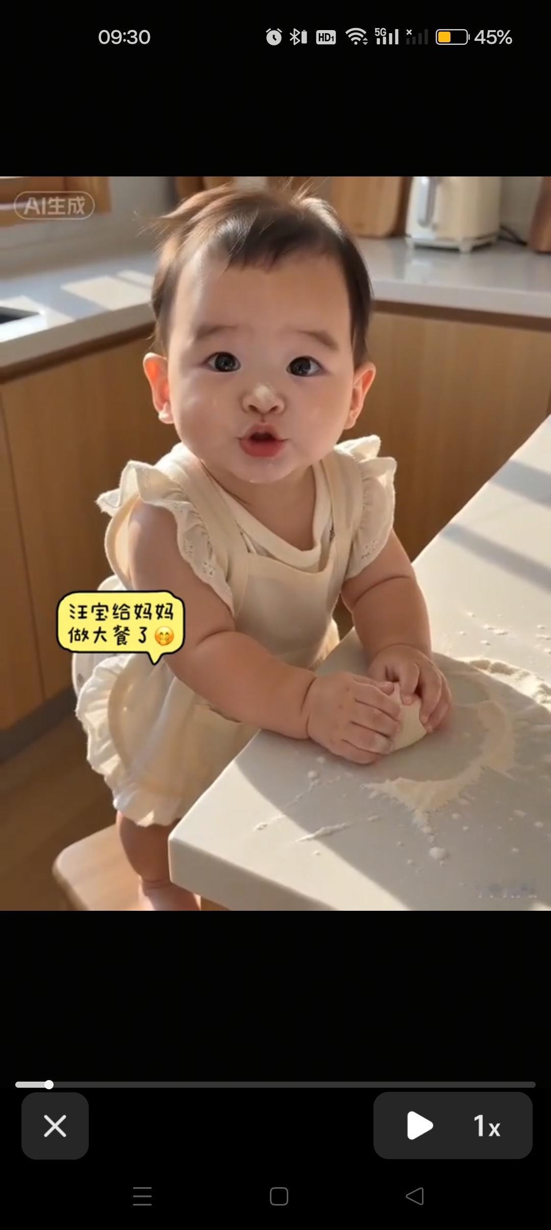 小汪宝给妈妈做大餐啦！😍小汪宝太能干啦！全能汪宝儿，继续努力！就喜