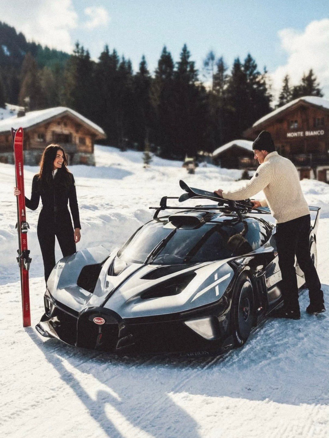 布加迪CEORimac亲自转发，这AI生成的图片越来越神了，再这样下去摄影师真