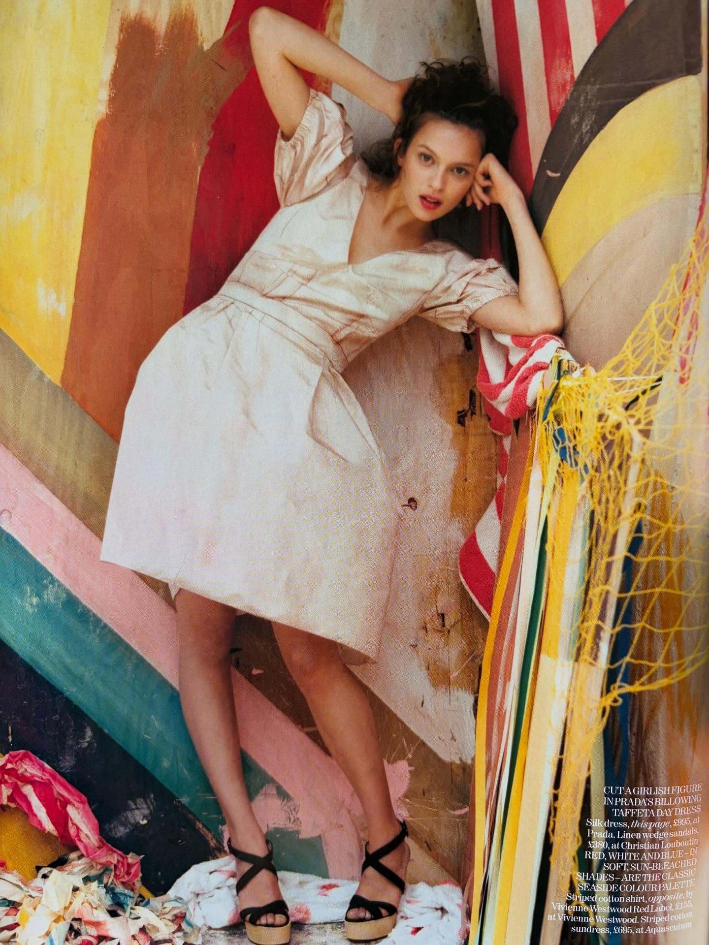 英国版《VOGUE》2006年5月刊时装大片模特：EliseCormbez/摄