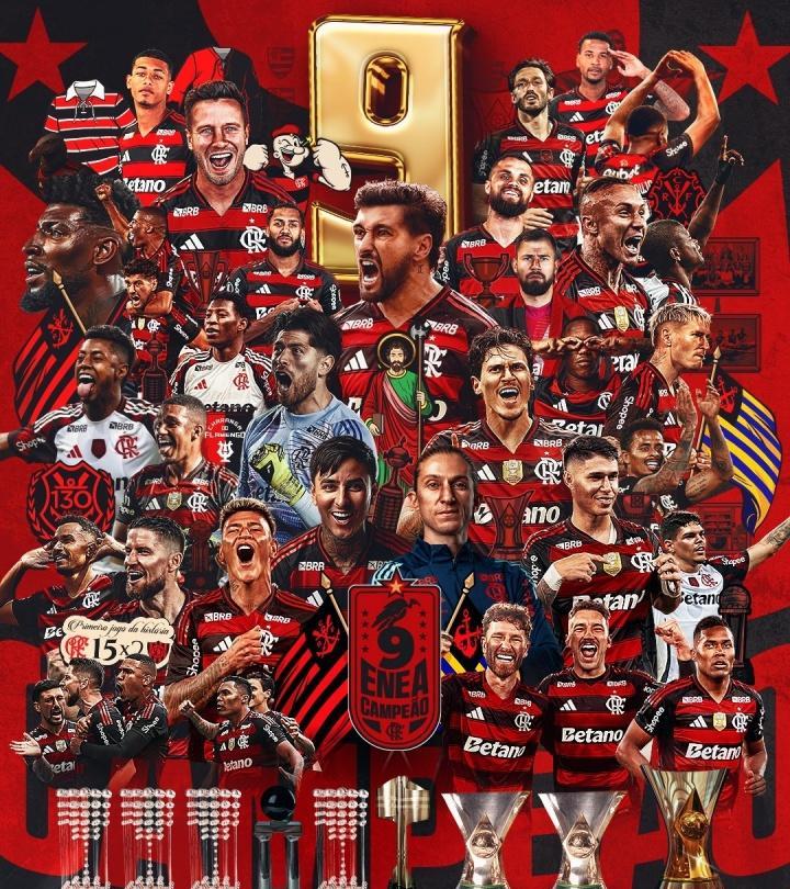 上任一年、豪取五冠随着弗拉门戈主场1-0险胜塞阿拉，巴甲联赛第37轮过后，弗拉