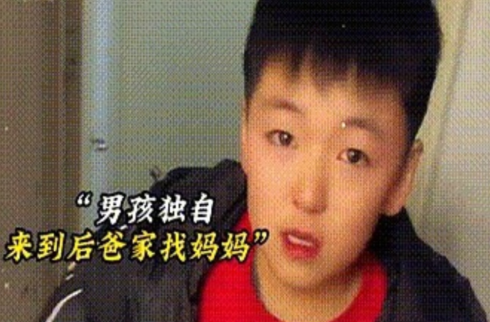 男孩父母离婚，跟着爸爸生活，母亲已经二婚，男孩想妈妈，胆怯的敲开后爸家房门:“我